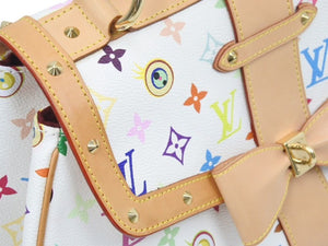 ルイ ヴィトン モノグラムマルチカラー サック レトロGM ブロン アイ ラブ モノグラム Eye Love You M92053 美品 中古 45416