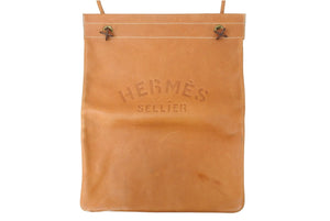 HERMES エルメス アリーヌGM バレニア ショルダーバッグ マルジェラ期 □C刻印 スイフト ブラウン ゴールド金具 良品 中古 45420