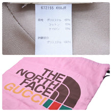 画像をギャラリービューアに読み込む, GUCCI THE NORTH FACE グッチ ノースフェイス GGキャンバス キャップ コットン ポリエステル ナイロン ベージュ M 美品 中古 45450