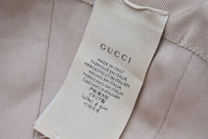 GUCCI THE NORTH FACE グッチ ノースフェイス GGキャンバス キャップ コットン ポリエステル ナイロン ベージュ M 美品 中古 45450