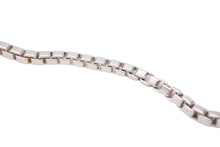 Load image into Gallery viewer, TIFFANY&amp;CO ティファニー ベネチアン ブレスレット アクセサリー スクエアリング レディース シルバー925 14.0g 美品 中古 45451