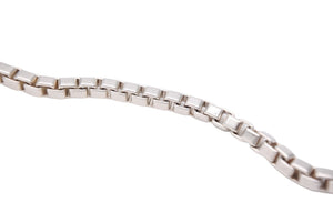 TIFFANY&CO ティファニー ベネチアン ブレスレット アクセサリー スクエアリング レディース シルバー925 14.0g 美品 中古 45451