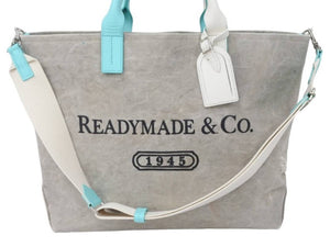 READYMADE レディメイド Weekend 2WAY ショルダー ハンドバッグ カバン テイファニー色 グレー 45490