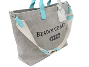 READYMADE レディメイド Weekend 2WAY ショルダー ハンドバッグ カバン テイファニー色 グレー 45490