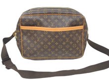 Load image into Gallery viewer, Louis Vuitton ルイヴィトン リポーター GM ショルダーバッグ 斜め掛け モノグラム M45252 ブラウン ゴールド 美品 中古 45491