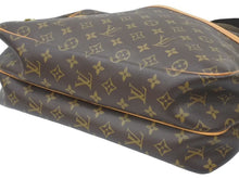 Load image into Gallery viewer, Louis Vuitton ルイヴィトン リポーター GM ショルダーバッグ 斜め掛け モノグラム M45252 ブラウン ゴールド 美品 中古 45491