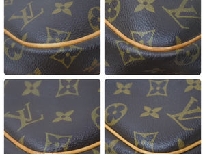 Louis Vuitton ルイヴィトン リポーター GM ショルダーバッグ 斜め掛け モノグラム M45252 ブラウン ゴールド 美品 中古 45491