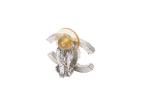 Load image into Gallery viewer, CHANEL シャネル ココマーク イヤリング アクセサリー 小物 ラインストーン メタル シルバー 良品 中古 45502