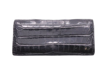 Load image into Gallery viewer, GUCCI グッチ ファスナー長財布 ロングウォレット レザー シルバー金具 368184 ブラック 良品 中古 45519