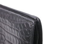 Load image into Gallery viewer, GUCCI グッチ ファスナー長財布 ロングウォレット レザー シルバー金具 368184 ブラック 良品 中古 45519