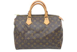 Louis Vuitton ルイヴィトン スピーディ30 ボストンバッグ ハンドバッグ M41526 SP0936 モノグラム ブラウン 良品 中古 45528