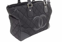 Load image into Gallery viewer, CHANEL シャネル パリニューヨークライン マトラッセ ココマーク トートバッグ 12番台 ナイロン レザー 美品 中古 45548