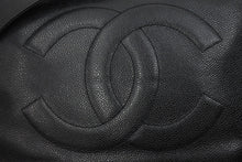 Load image into Gallery viewer, CHANEL シャネル ワンショルダーバッグ 斜めがけバッグ ココマーク 3番台 キャビアスキン ブラック ゴールド 美品 中古 45555