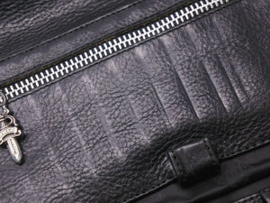 CHROME HEARTS クロムハーツ WAVE LONG WALLET CROSS BUTTON ウェーヴ ウォレット 美品 中古 45570 正規品
