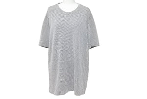 GIORGIO ARMANI ジョルジオアルマーニ ニット半袖シャツ NSM31J NSHDJ ビスコース ポリアミド エラスタン サイズ56 美品 中古 45583