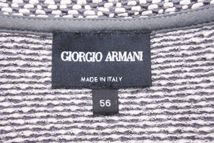 GIORGIO ARMANI ジョルジオアルマーニ ニット半袖シャツ NSM31J NSHDJ ビスコース ポリアミド エラスタン サイズ56 美品 中古 45583
