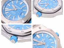 Load image into Gallery viewer, 極美品 オーデマピゲ AUDEMARS PIGUET オフショアダイバー ターコイズ 銀座限定 15710ST.OO.A032CA 中古 腕時計 45612