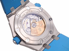 Load image into Gallery viewer, 極美品 オーデマピゲ AUDEMARS PIGUET オフショアダイバー ターコイズ 銀座限定 15710ST.OO.A032CA 中古 腕時計 45612