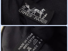Load image into Gallery viewer, Hermes エルメス ボリード ポーチ キャンバス メイクポーチ ケース 小物入れ ブラック 中古 45620