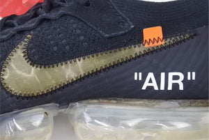 NIKE ナイキ OFFWHITE オフホワイト VAPORMAX ヴェイパーマックス スニーカー シューズ ブラック サイズ29 良品 中古 45641