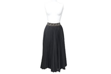 Load image into Gallery viewer, FENDI フェンディ プリーツスカート ロング ブラック サイズ36 FQ7135 A5WC F0GME/BLACK FFロゴバンド レディース 美品 中古 45664