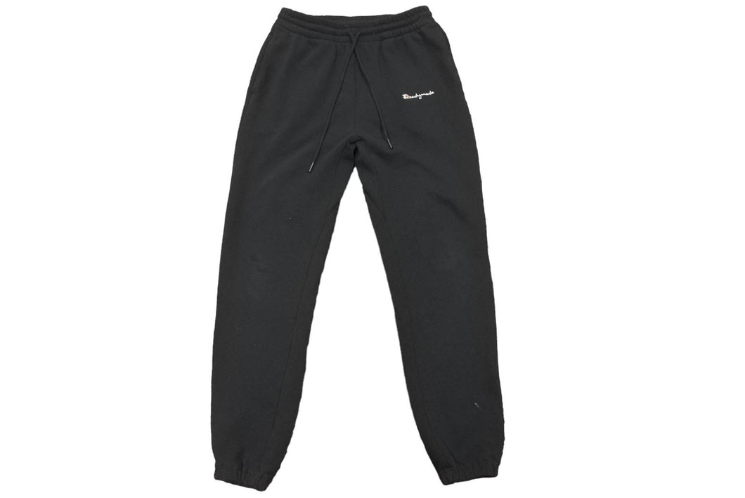 READYMADE レディメイド 20AW CHAMPION スウェットパンツ ボトムス ワンポイントロゴ ブラック コットン サイズM 良品 中古 45682