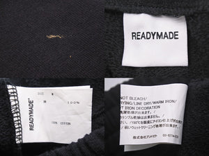 READYMADE レディメイド 20AW CHAMPION スウェットパンツ ボトムス ワンポイントロゴ ブラック コットン サイズM 良品 中古 45682