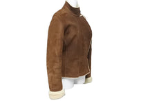 Load image into Gallery viewer, ジャケット コート HERMES エルメス ムートン ショートジャケット ゴルチエ期 表記サイズ 38 美品 中古45685