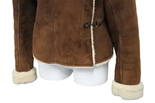 Load image into Gallery viewer, ジャケット コート HERMES エルメス ムートン ショートジャケット ゴルチエ期 表記サイズ 38 美品 中古45685