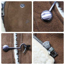 Load image into Gallery viewer, ジャケット コート HERMES エルメス ムートン ショートジャケット ゴルチエ期 表記サイズ 38 美品 中古45685