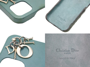 DIOR ディオール LADY DIOR レディディオール IPHONE13 PRO ケース 2022SS S0959ONMJ M68H グリーン 中古 45700