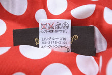 Load image into Gallery viewer, LOUIS VUITTON ルイヴィトン 草間彌生 スヌード・ドット インフィニティ レッド ホワイト M74623 美品 中古 45702