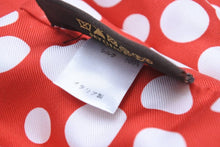 Load image into Gallery viewer, LOUIS VUITTON ルイヴィトン 草間彌生 スヌード・ドット インフィニティ レッド ホワイト M74623 美品 中古 45702