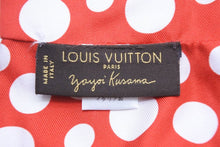 Load image into Gallery viewer, LOUIS VUITTON ルイヴィトン 草間彌生 スヌード・ドット インフィニティ レッド ホワイト M74623 美品 中古 45702