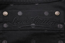 Load image into Gallery viewer, 極美品 LOUIS VUITTON ルイ・ヴィトン ドット ショート デニム パンツ ブラック 黒 水玉 柄 ロゴ サイズ36 中古 45706
