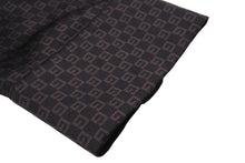 Load image into Gallery viewer, GUCCI グッチ 長袖シャツ シルクシャツ 総柄トップス ブラウン ベージュ シルク イタリア製 サイズ44 美品 中古 45727