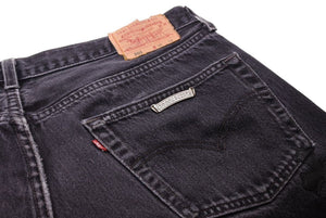 CHROME HEARTS クロムハーツ リーバイス 501 U VNTG JEAN BK セメタリークロスパッチ ブラックデニムパンツ 34インチ 美品 中古 45766