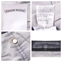 Load image into Gallery viewer, CHROME HEARTS クロムハーツ リーバイス 501 U VNTG JEAN BK セメタリークロスパッチ ブラックデニムパンツ 34インチ 美品 中古 45766