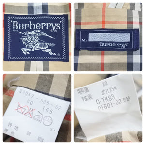 BURBERRY バーバリー トレンチコート コート ベージュ ノヴァチェック チェック ヴィンテージ 中古 45776 
