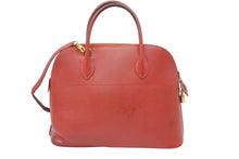 Load image into Gallery viewer, HERMES エルメス ボリード35 ルージュアッシュ □A刻 ゴールド金具 クシュベル 中古 45785
