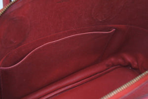 HERMES エルメス ボリード35 ルージュアッシュ □A刻 ゴールド金具 クシュベル 中古 45785
