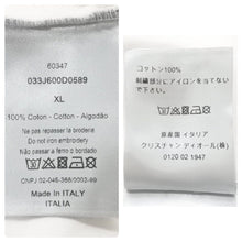 Load image into Gallery viewer, DIOR ディオール SHAWN STUSSY ショーンステューシー 半袖Tシャツ 22AW 033J600D0589 ホワイト グリーン XL 良品 中古 45796