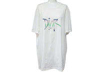 Load image into Gallery viewer, DIOR ディオール SHAWN STUSSY ショーンステューシー 半袖Tシャツ 22AW 033J600D0589 ホワイト グリーン XL 良品 中古 45796