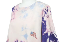 Load image into Gallery viewer, KAPITAL キャピタル ボーンプリントタイダイオーバーサイズTシャツ K1902SC825 19AW パープル調 サイズF 美品 中古 45798