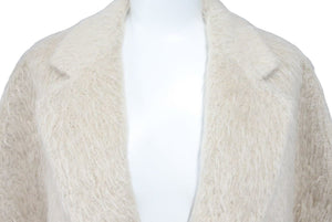 極美品 GUCCI グッチ 20AW アルパカ混 オーバーコート 627693 ベージュ アウター サイズ46 中古 45812 