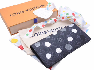新品 LOUIS VUITTON KUSAMA YAYOI ルイヴィトン M81932 財布 草間彌生 ブラザ 中古 45821