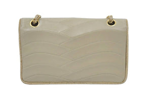 CHANEL シャネル ヴィンテージ マトラッセショルダーバッグ ココマーク 00番台 ベージュ ゴールド金具 良好 中古 45840