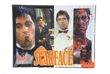 Load image into Gallery viewer, 極美品 SCARFACE スカーフェイス JIGSAW PUZZLE ジグソーパズル 1000PIECE 20×27 ブラック レッド 中古 45853