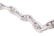 Load image into Gallery viewer, HERMES エルメス シェーヌダンクル 15コマ ブレスレット 55.9g MM シルバー 925 アクセサリー 美品 中古 45856