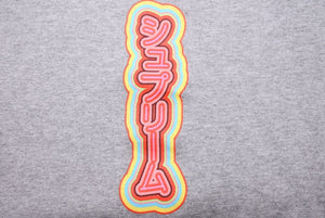 Supreme シュプリーム 半袖Ｔシャツ カットソー グレー プリント セキンタニ・ラ・ノリヒロ １９ＳＳ ロゴ サイズL 美品 中古 45883